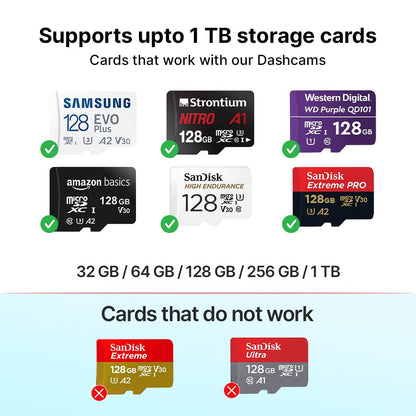 Qubo Car Dashcam Prox by Hero Group | 3MP 1296P FHD+ Camera | NightPulse Vision