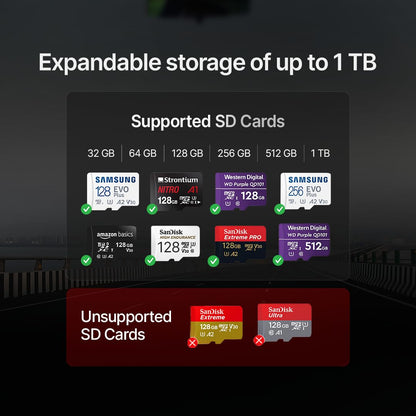 Qubo Car Dashcam Prox by Hero Group | 3MP 1296P FHD+ Camera | NightPulse Vision